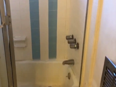 Bathroom after mold removal, view one